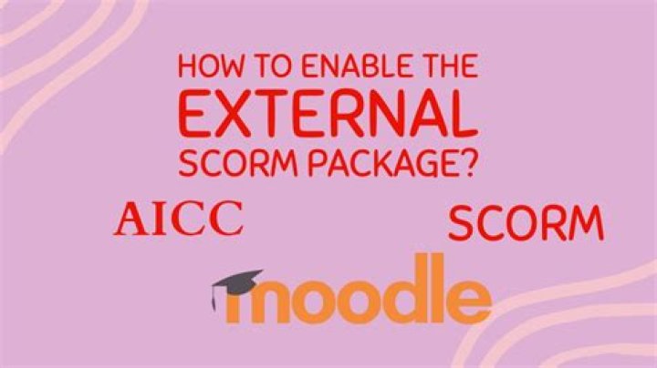 How do you integrate scorm in Moodle?
