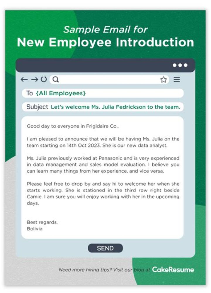 How do you introduce a new employee to a client?