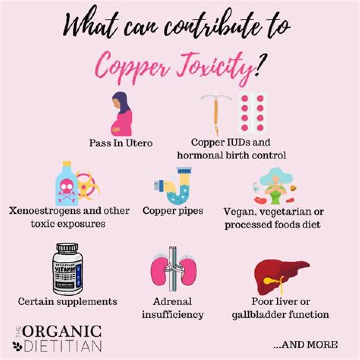 How do you know if you have too much copper in your body?