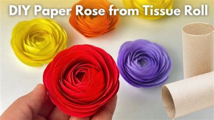 How do you make a large paper rosette?