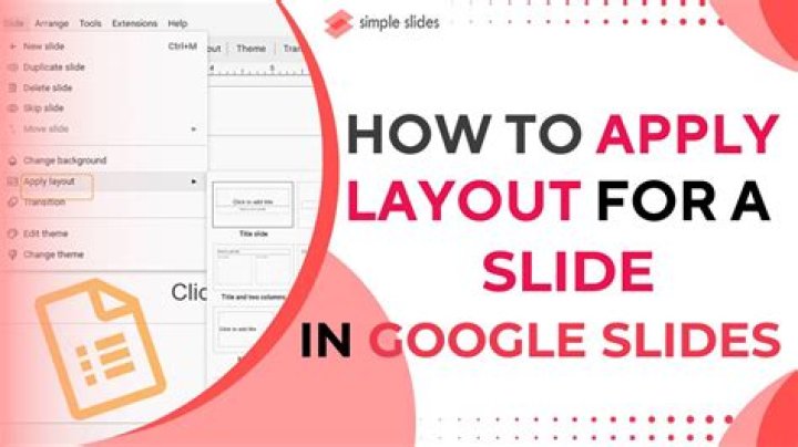 How do you make a layout on Google Slides?