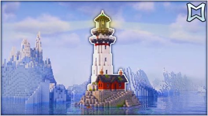 How do you make a lighthouse in Minecraft?