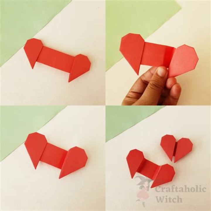 How do you make a paper heart out of paper?