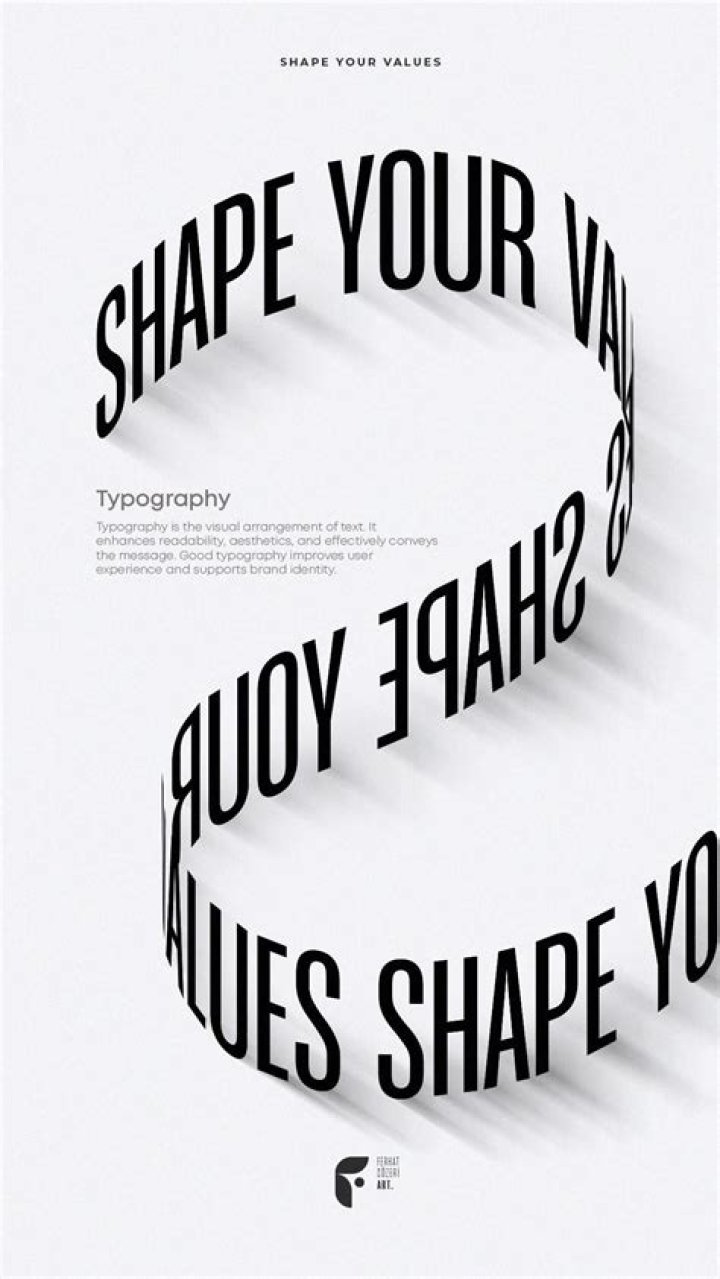 How do you make a typography poster?