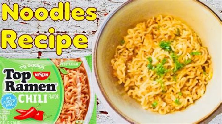 How do you make chili flavored ramen better?