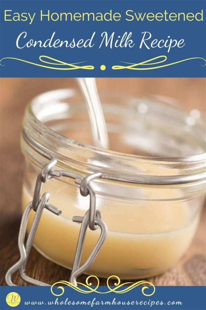 How do you make homemade condensed milk at home?