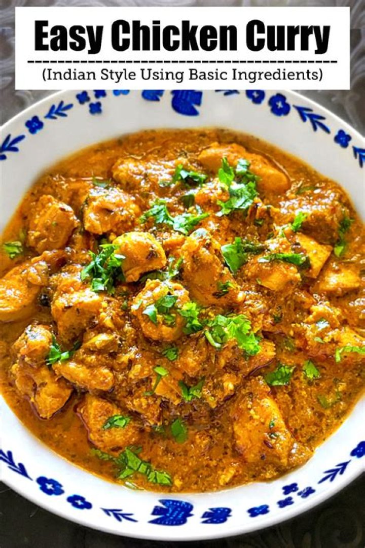 How do you make Indian chicken curry?