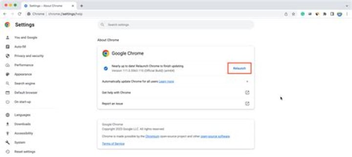 How do you manually update Chrome?
