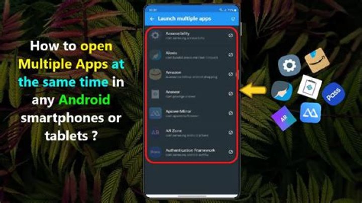 How do you open two apps on Samsung?