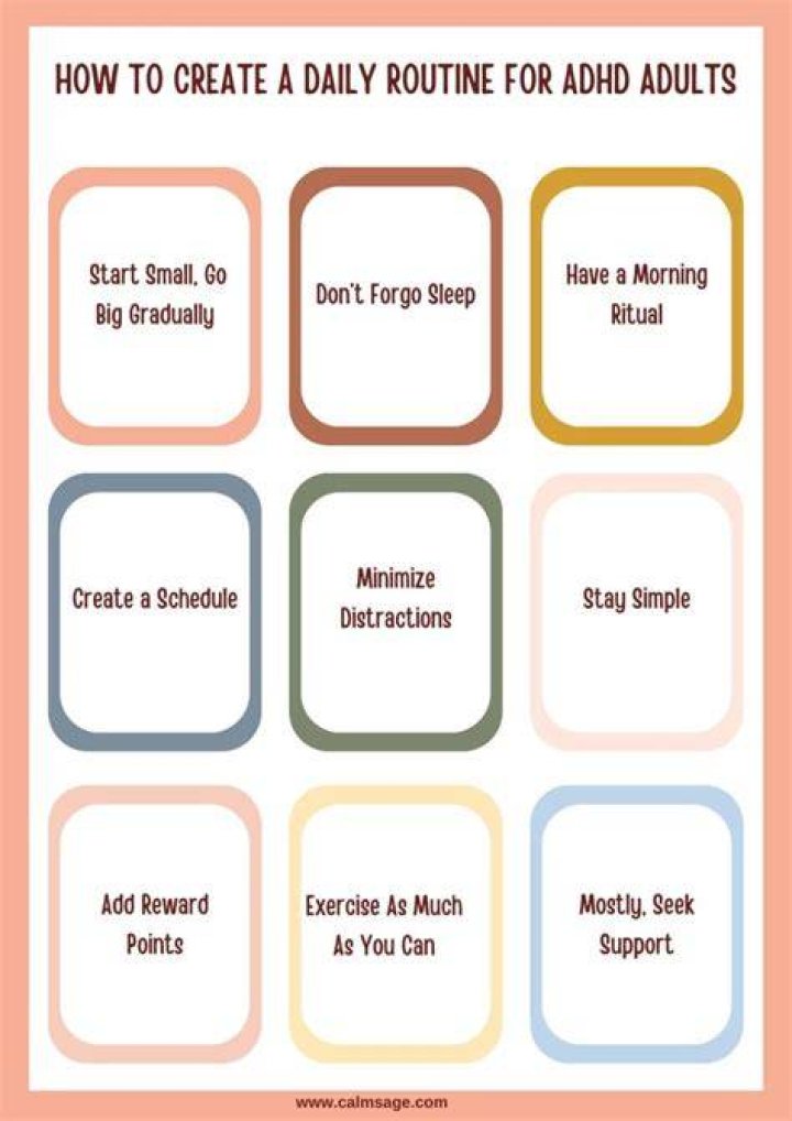 How do you organize your day for ADHD?