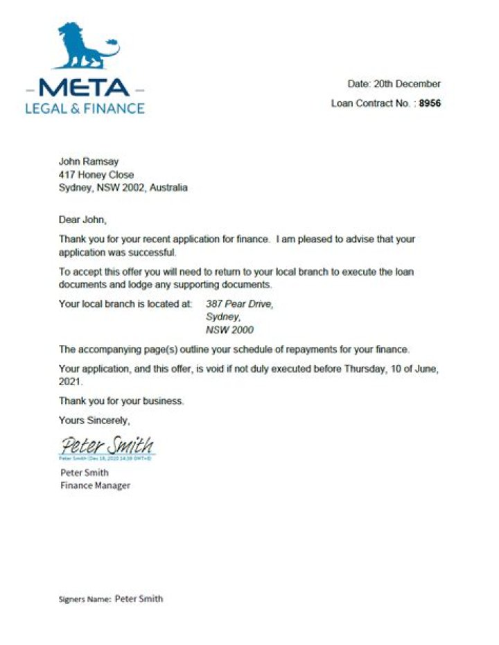 How do you PP sign a letter example?