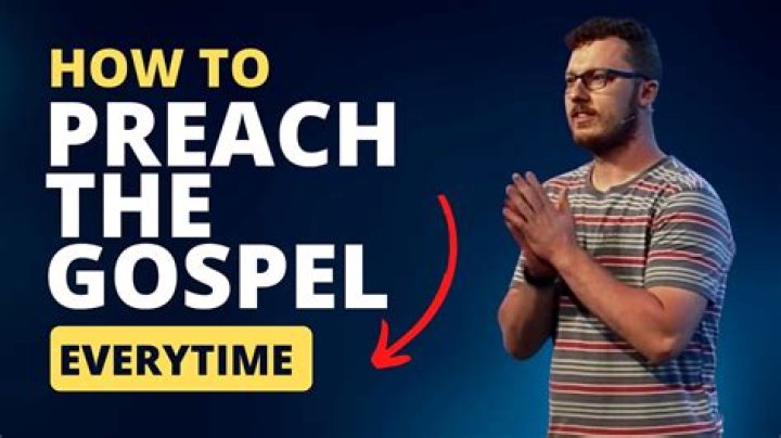 How do you preach a good message?