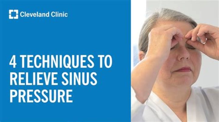 How do you relieve sinus pressure in your ear?