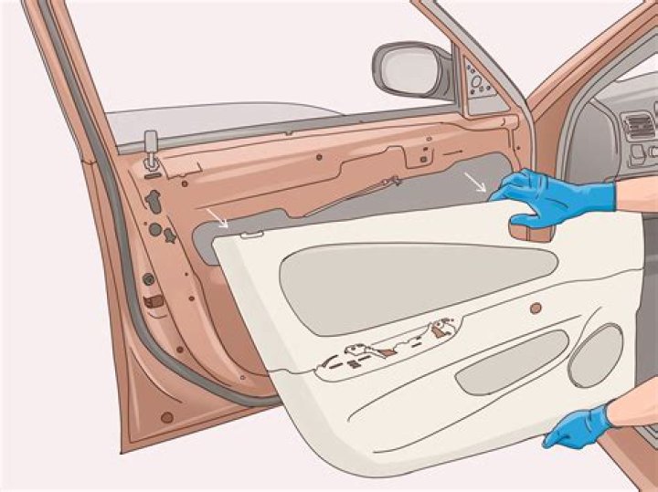 How do you remove the door panels on a Mini Cooper?