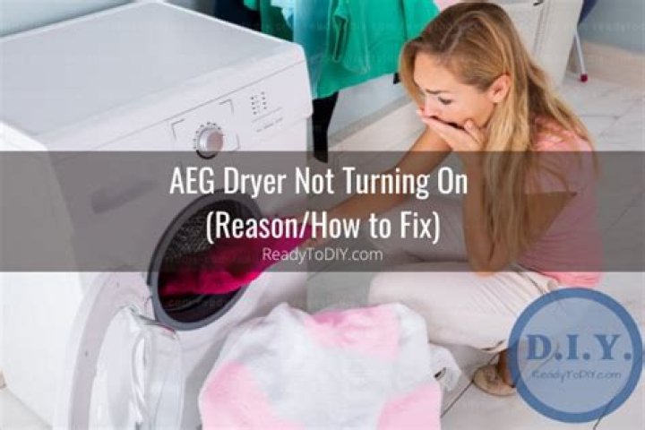 How do you reset AEG dryer?