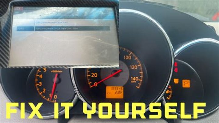 How do you reset the fuel gauge on a Nissan Altima?