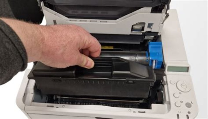 How do you reset the image drum on a OKI printer?