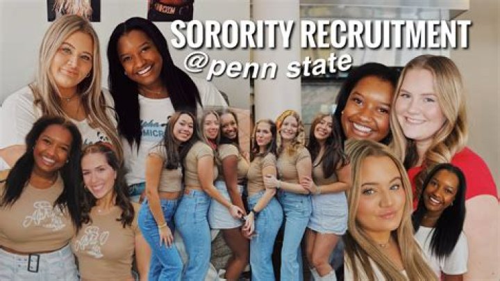 How do you rush a sorority at Penn State?