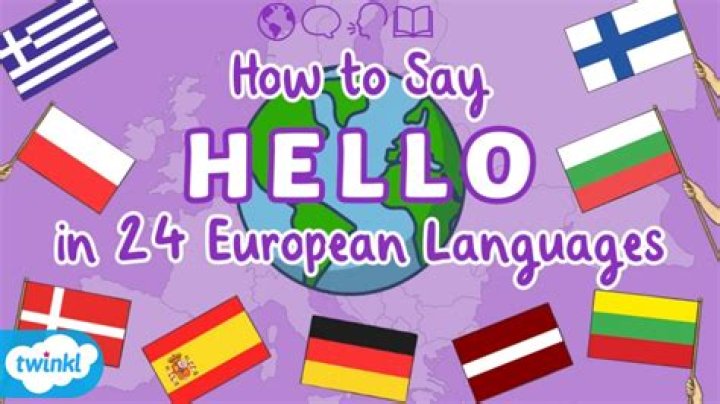 How do you say hello in 100 languages?