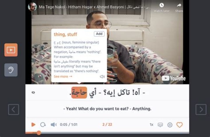 How do you say hello in Egyptian Arabic?