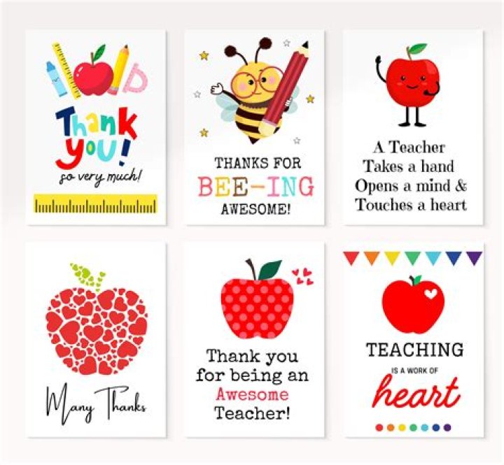 How do you say thank you for teacher Appreciation Week?