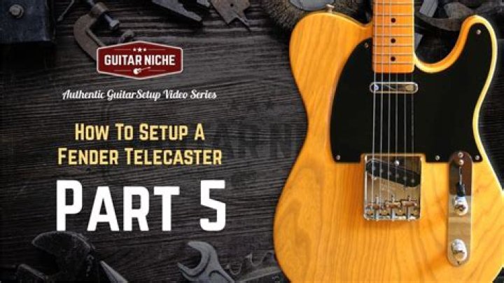 How do you set the intonation on a Telecaster?
