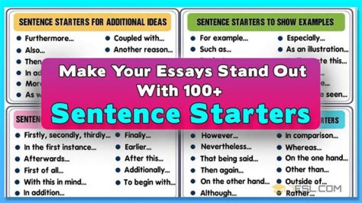 How do you start a personal statement sentence?