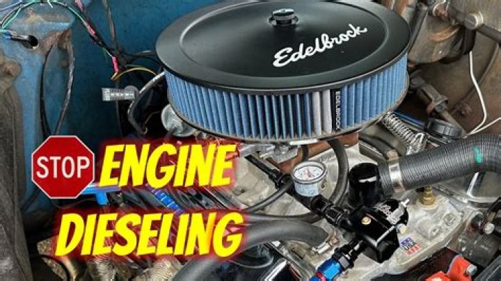How do you stop a carburetor from Dieseling?
