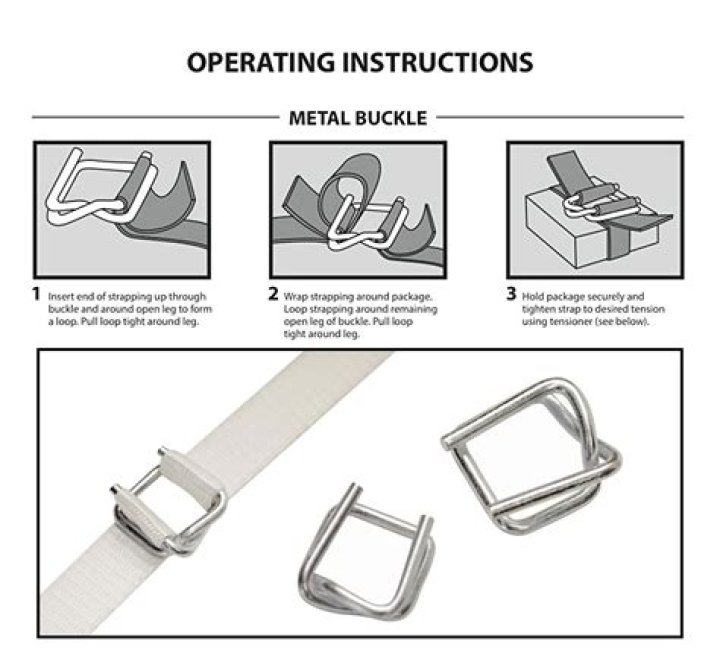 How do you strap a buckle with cordstrap?