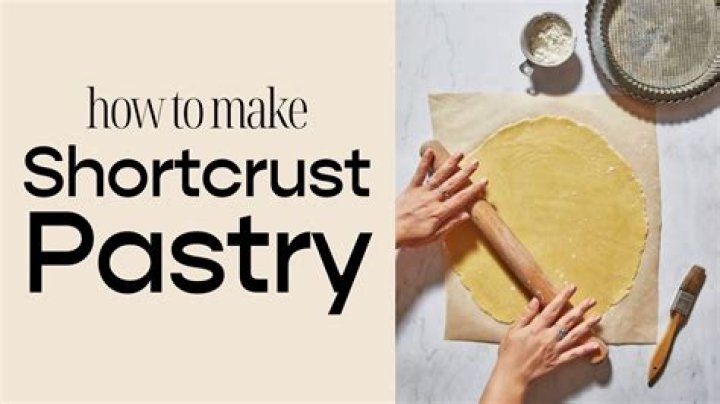 How do you sweeten ready made shortcrust pastry?