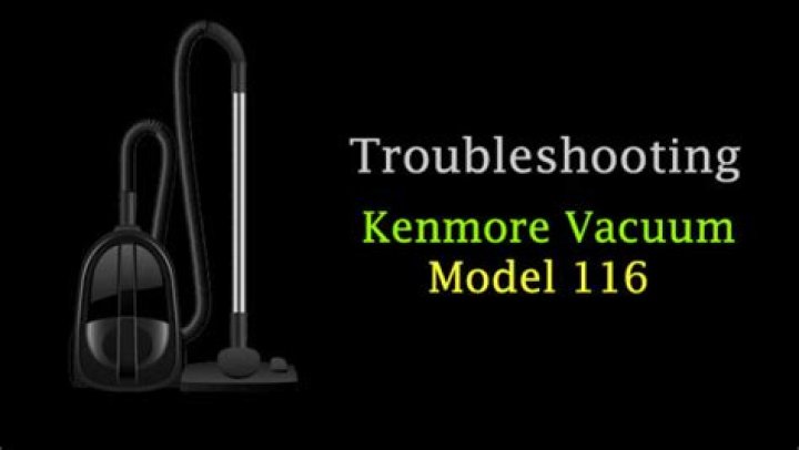 How do you take apart a Kenmore vacuum Model 116?