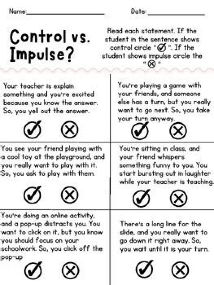 How do you teach impulse control to adults?