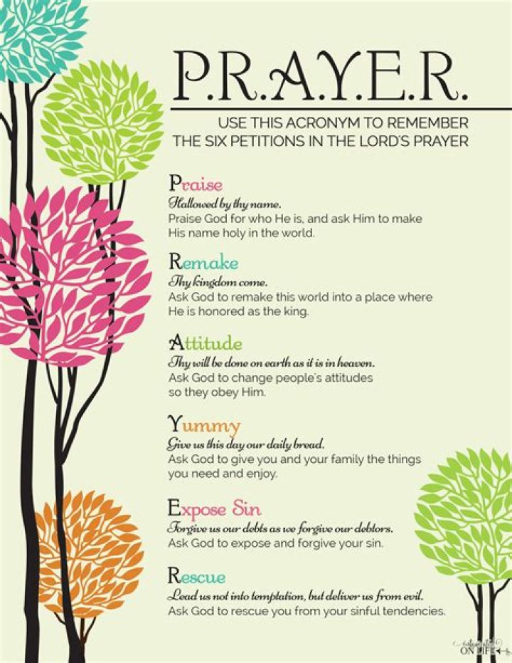 How do you teach prayer?