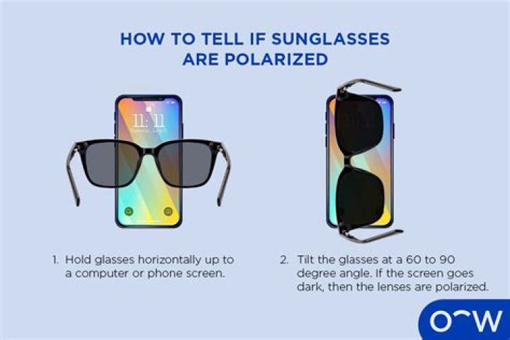 How do you test if your glasses are polarized?
