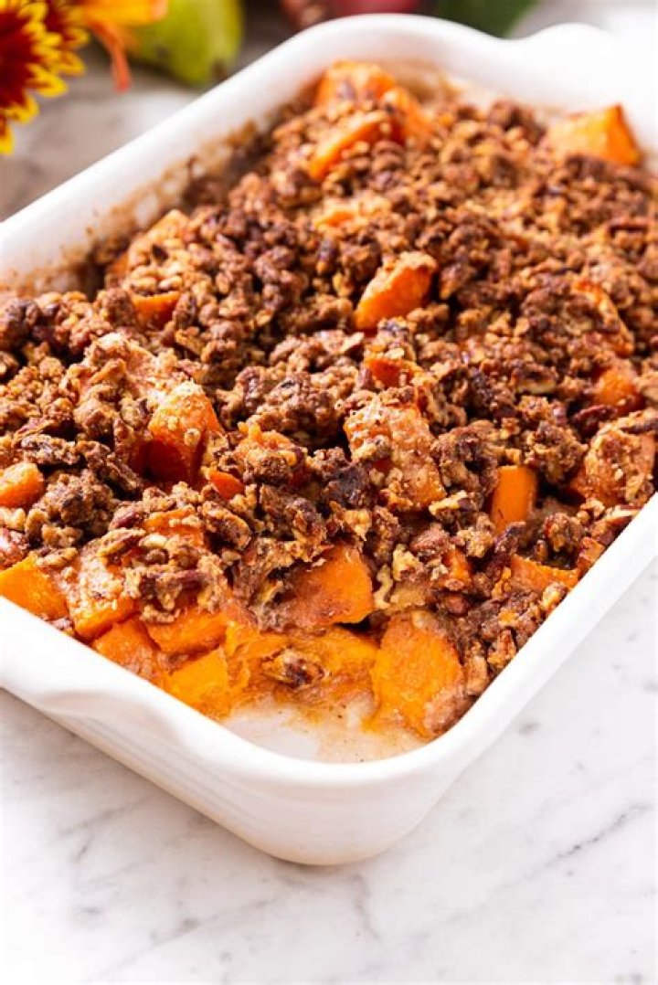 How do you thicken up sweet potato casserole?
