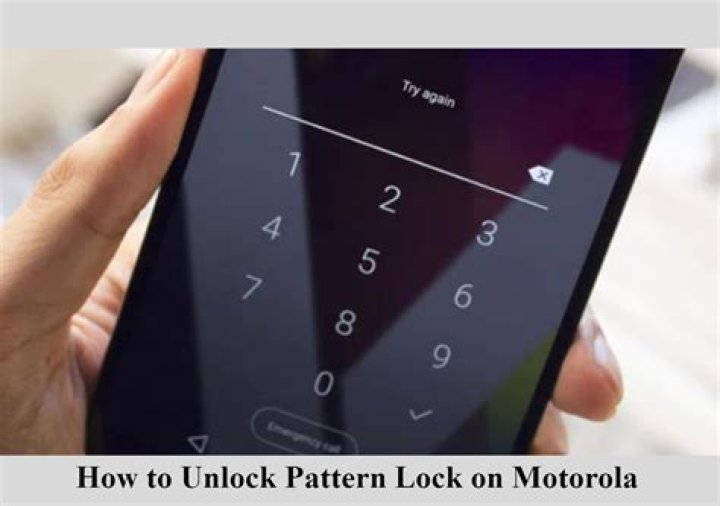 How do you unlock a pattern on a tablet?