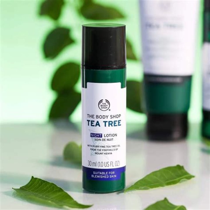 How do you use tea tree lotion Body Shop?