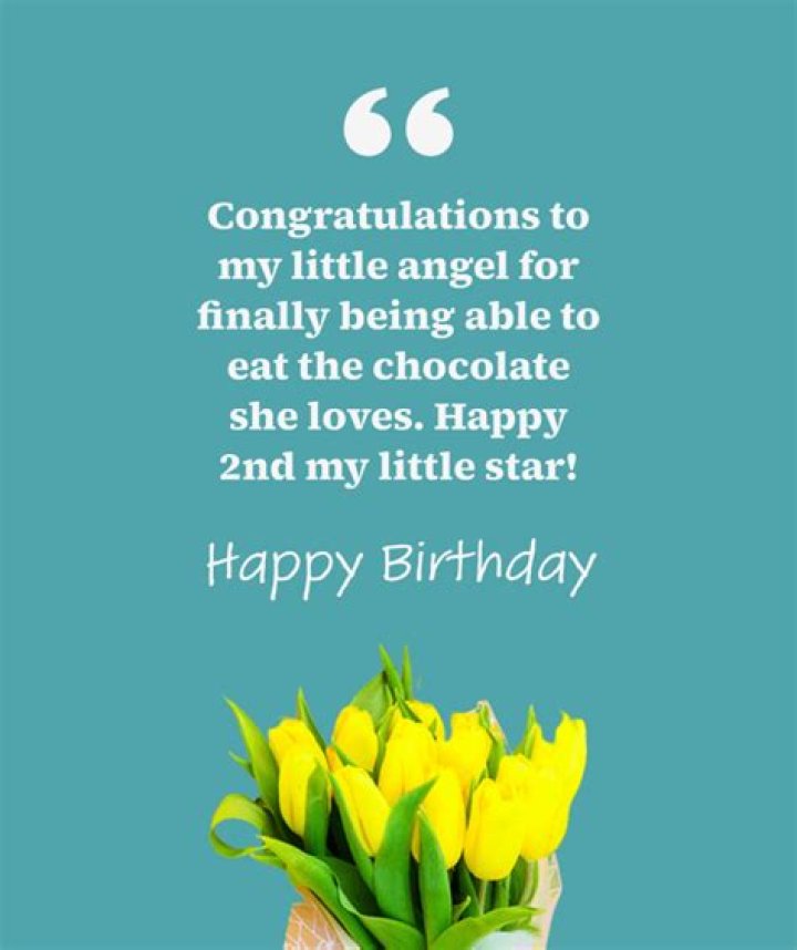 How do you wish a 2 year old boy for his birthday?