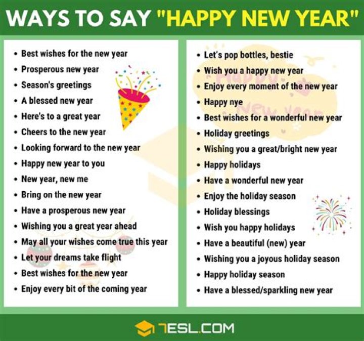 How do you wish a student happy new year?