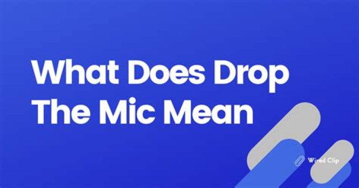 How do you write a good mic drop sentence?