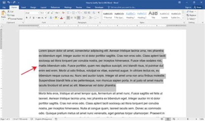 How do you write a Justifier sentence?