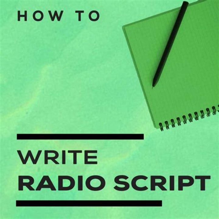 How do you write a radio talk script?