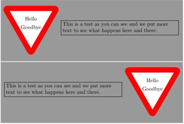 How do you write text in Tikzpicture?