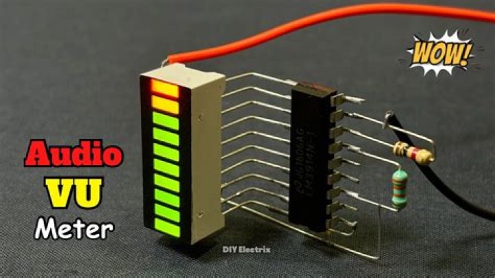 How does a LED VU meter work?