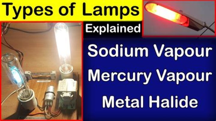 How does a sodium Vapour lamp work?