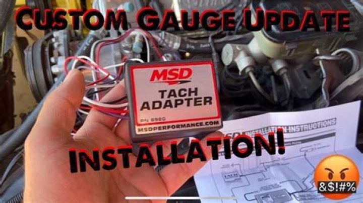 How does a tach adapter work?