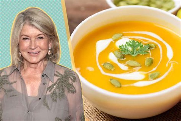 How does Martha Stewart make butternut squash soup?