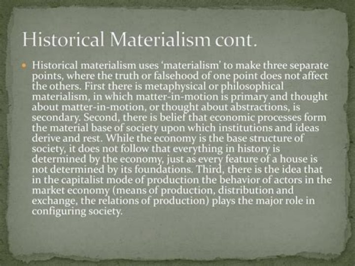 How does materialism affect the economy?