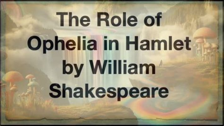 How does Ophelia spy on Hamlet?