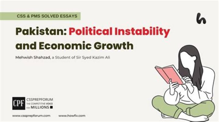 How does political instability affect economic growth in Pakistan?